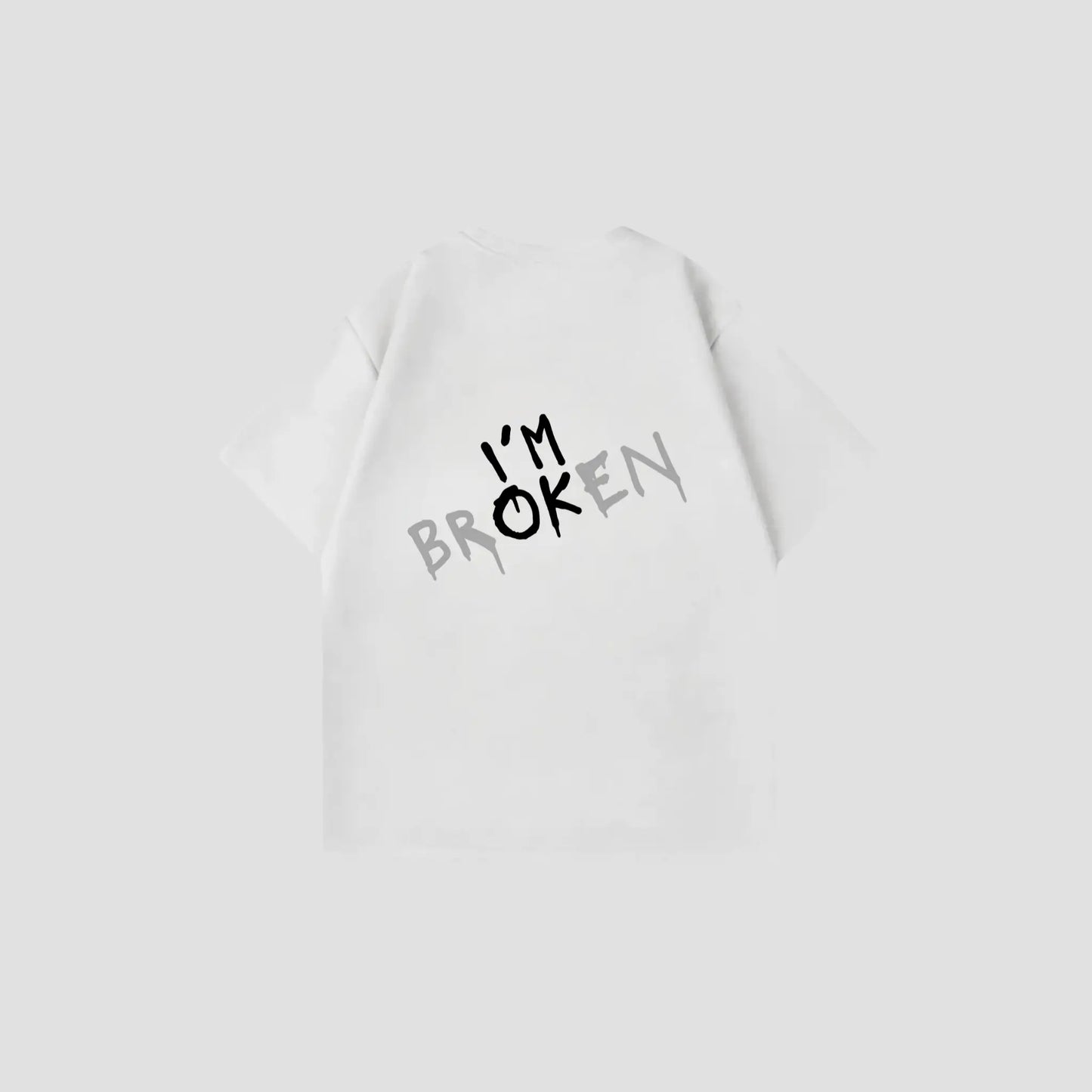 I'M OK - Oversize Shirt Backprint Printegy