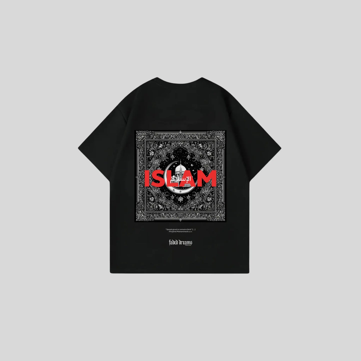 ISLAM 1 - Oversize Shirt BACKPRINT Printegy