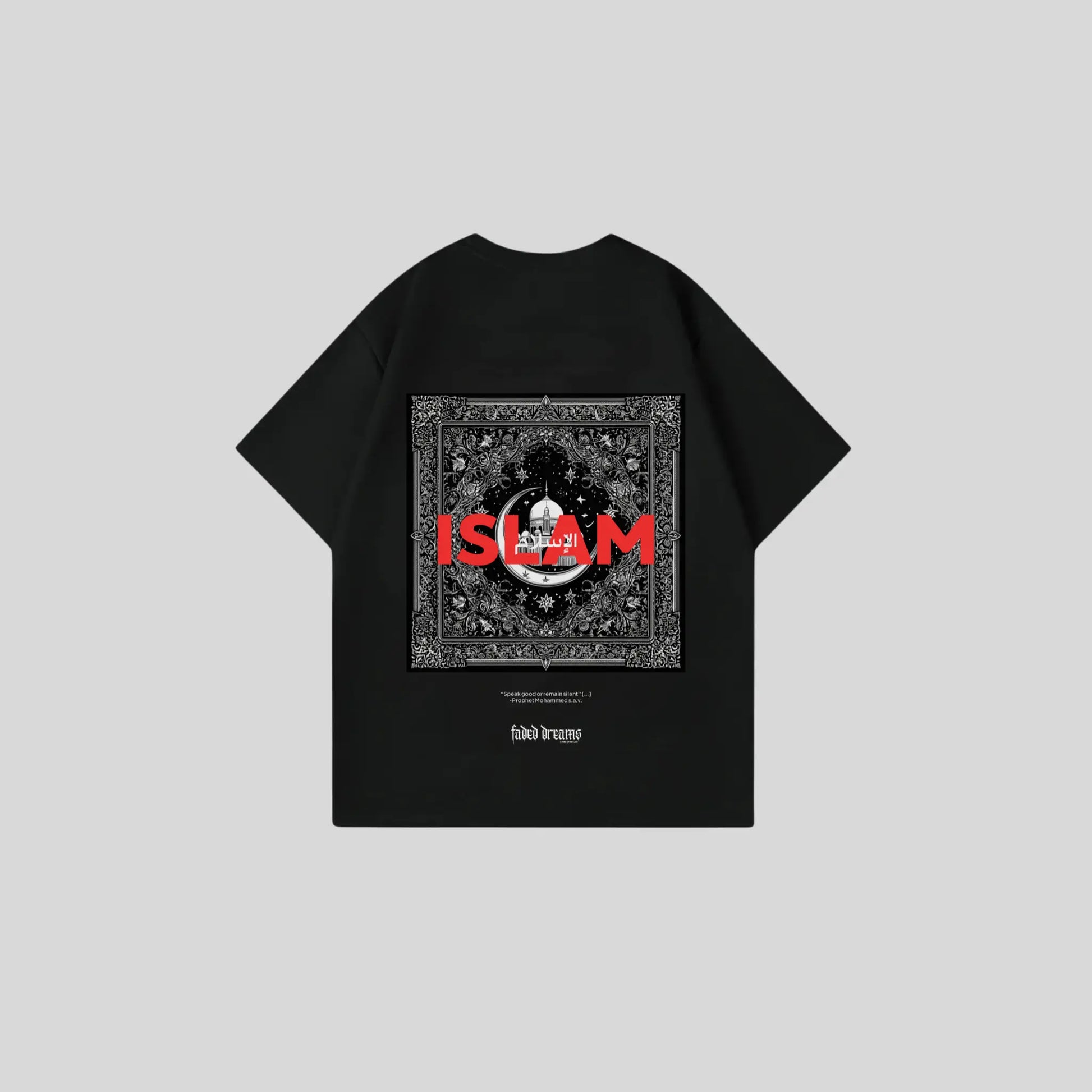 ISLAM 1 - Oversize Shirt BACKPRINT Printegy