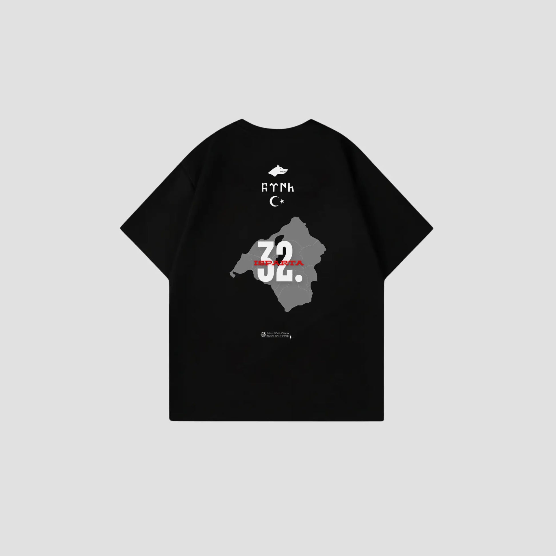 ISPARTA 32 - Oversize Shirt Backprint Printegy