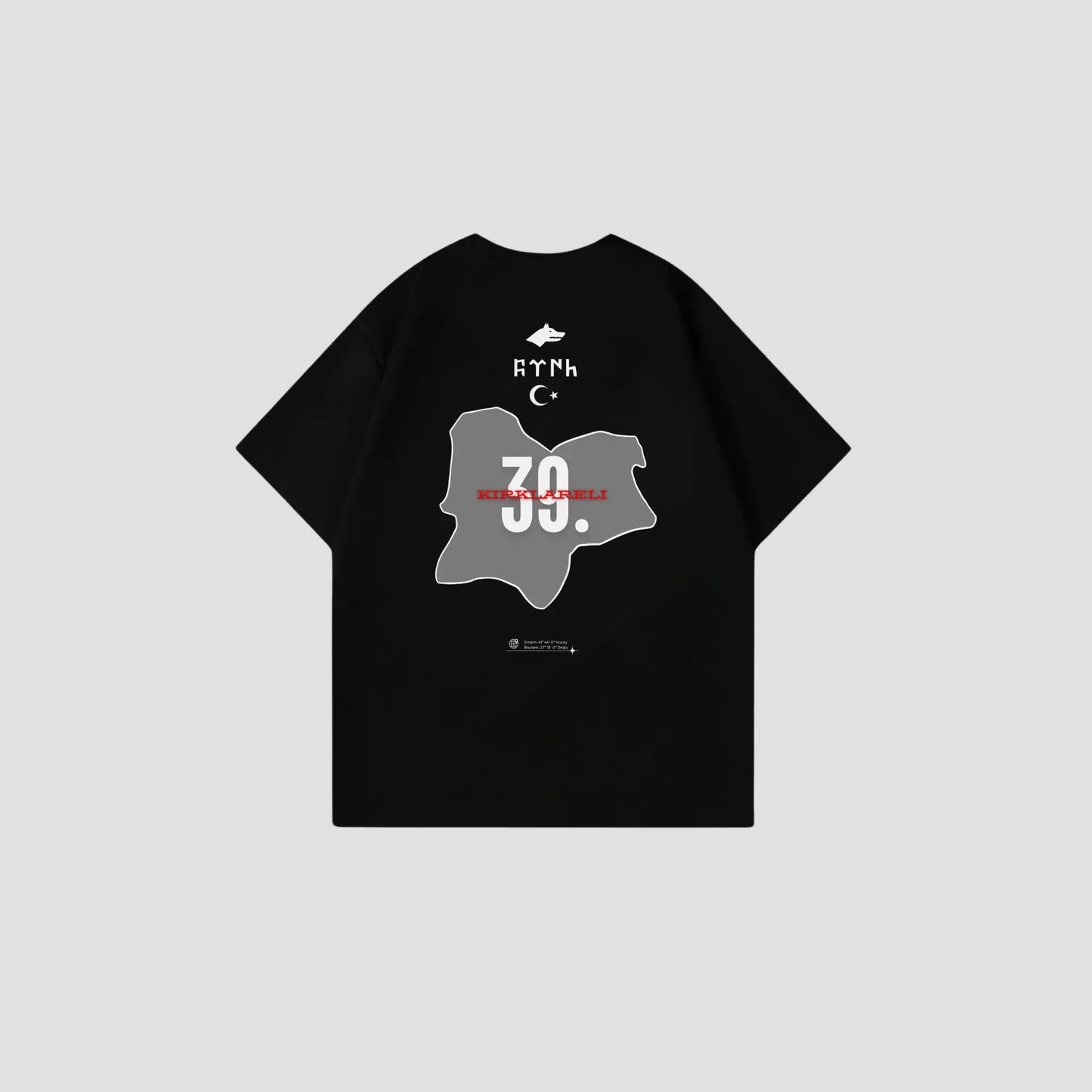 KIRKLARELI 39 - Oversize Shirt Backprint Printegy