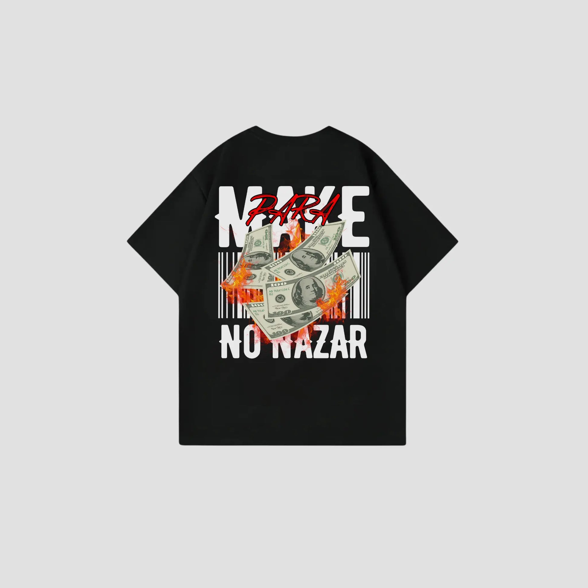 MAKE PARA NOT NAZAR - Oversize Shirt Backprint Printegy