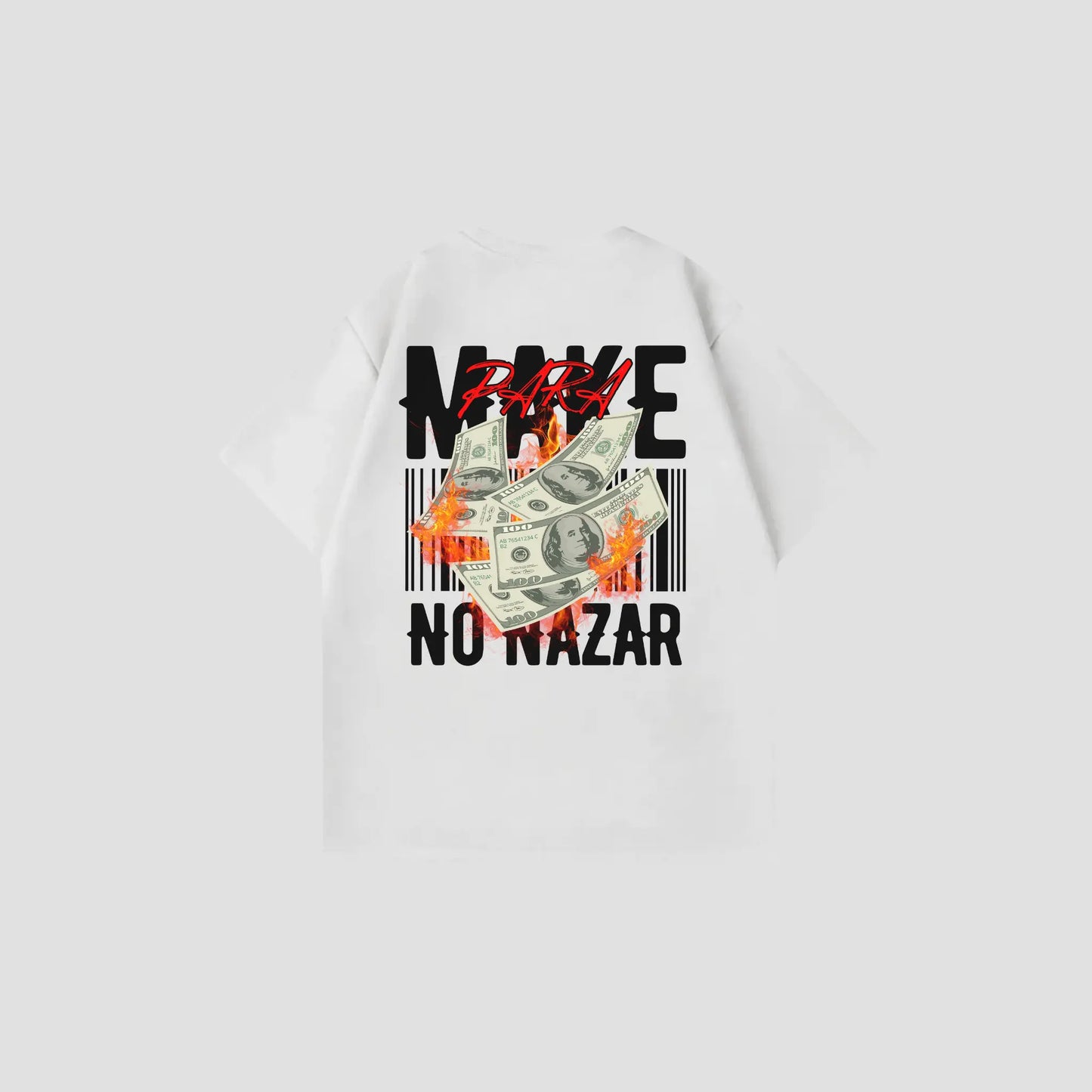 MAKE PARA NOT NAZAR - Oversize Shirt Backprint Printegy