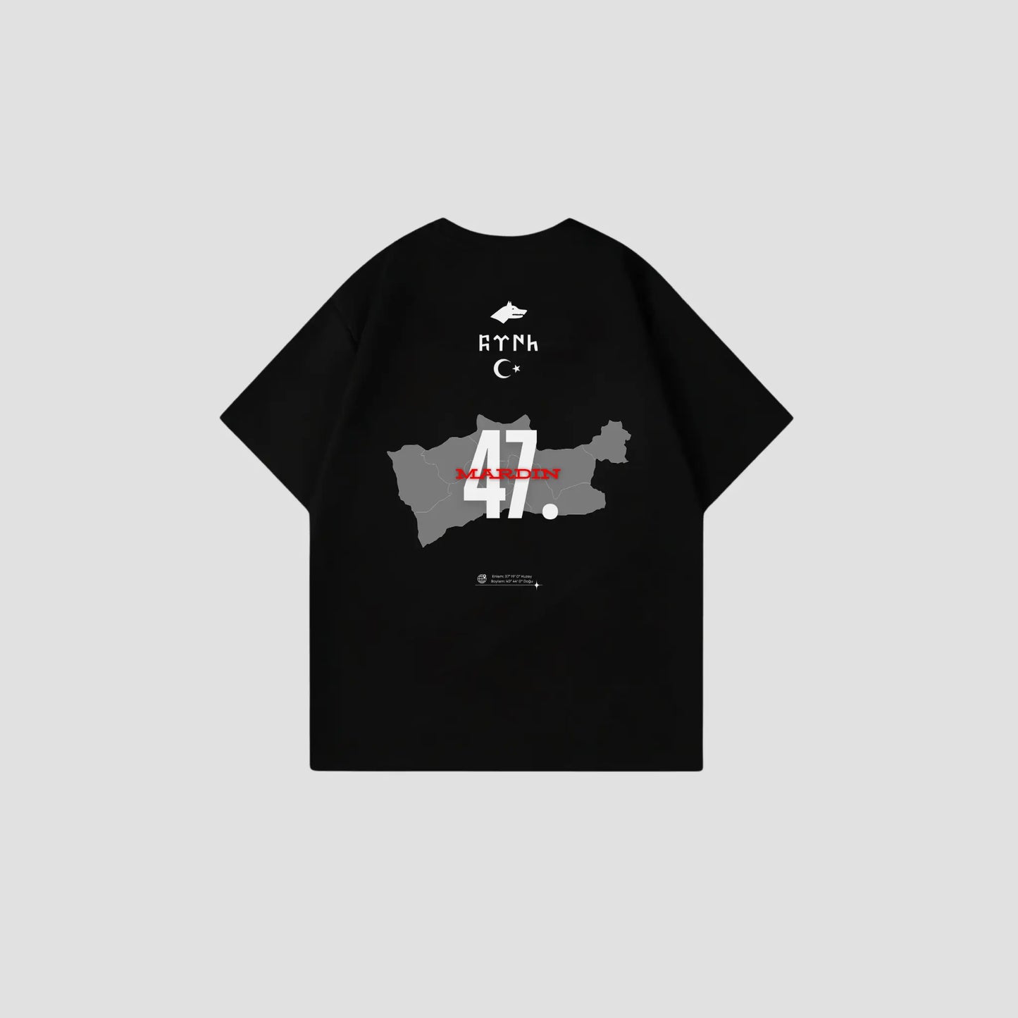 MARDIN 47 - Oversize Shirt Backprint Printegy