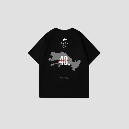 MUGLA 48 - Oversize Shirt Backprint Printegy