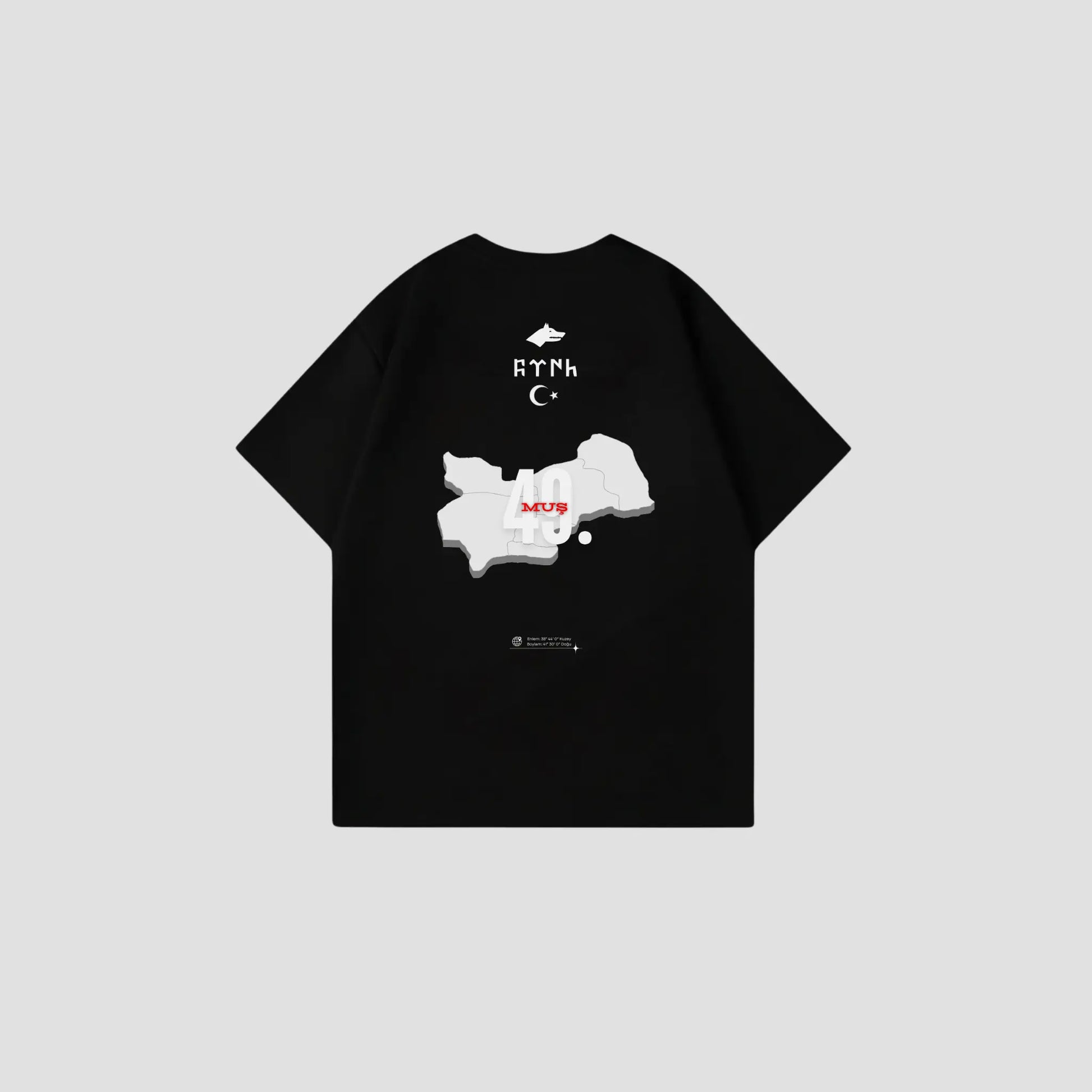 MUS 49 - Oversize Shirt Backprint Printegy