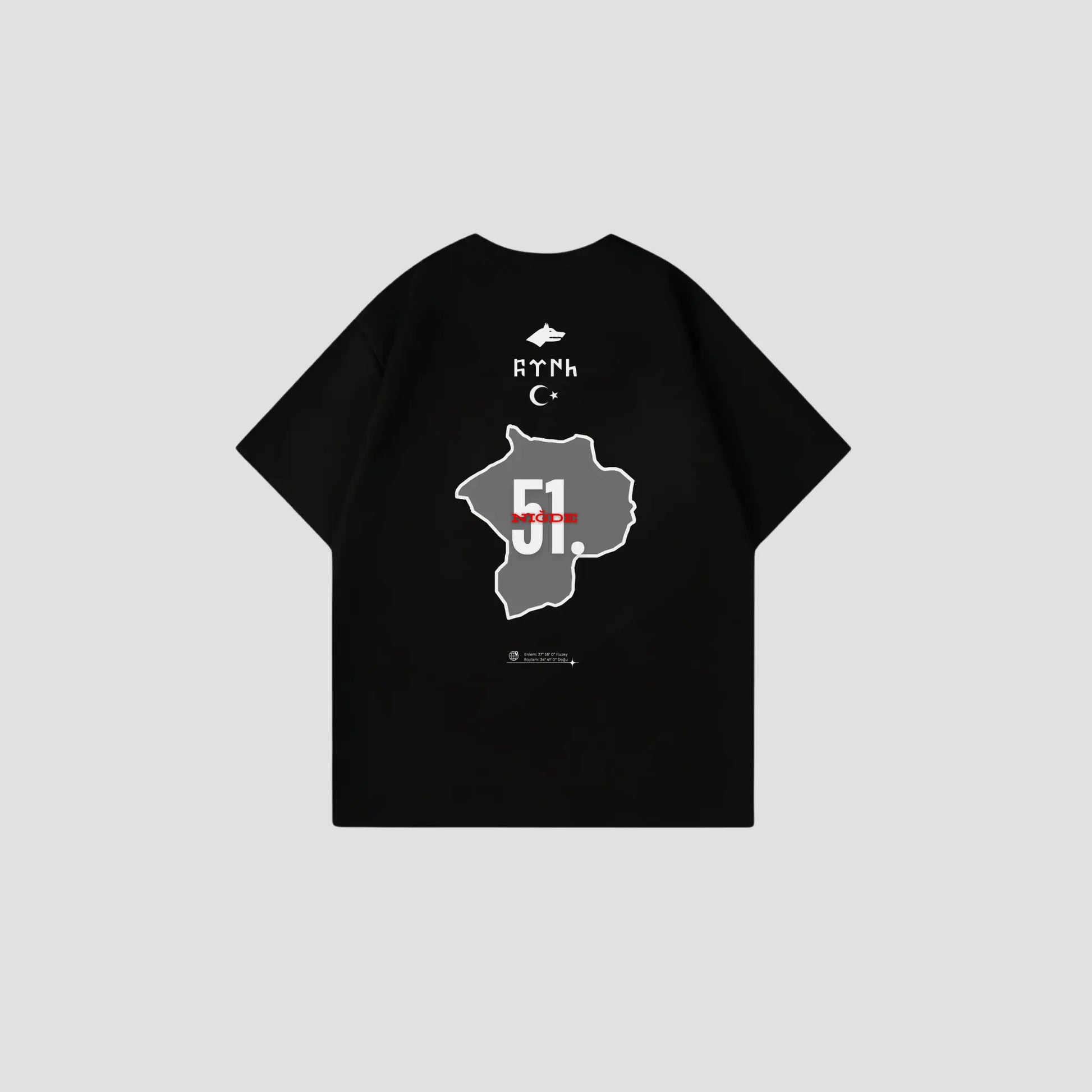 NIGDE 51 - Oversize Shirt Backprint Printegy