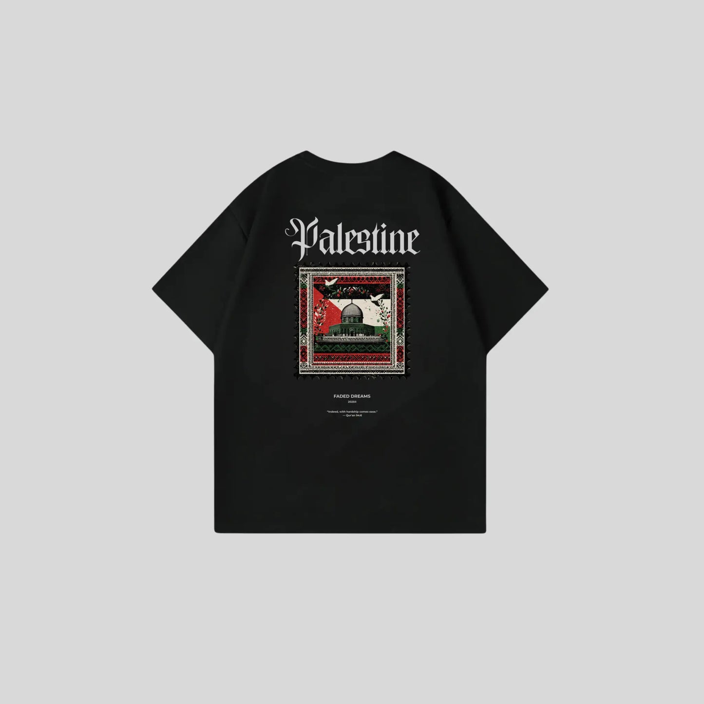 PALESTINE 3 - Oversize Shirt Backprint Printegy