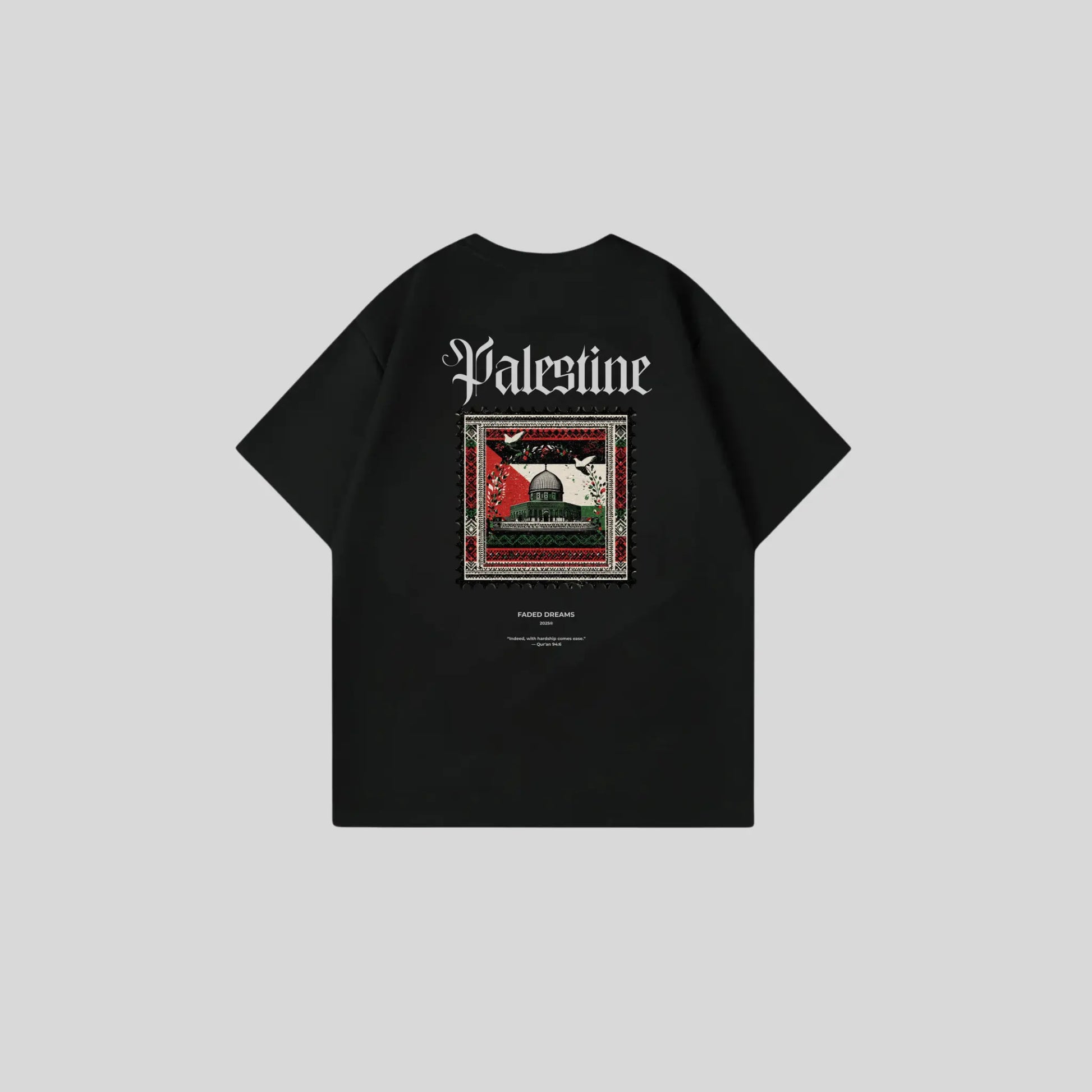 PALESTINE 3 - Oversize Shirt Backprint Printegy