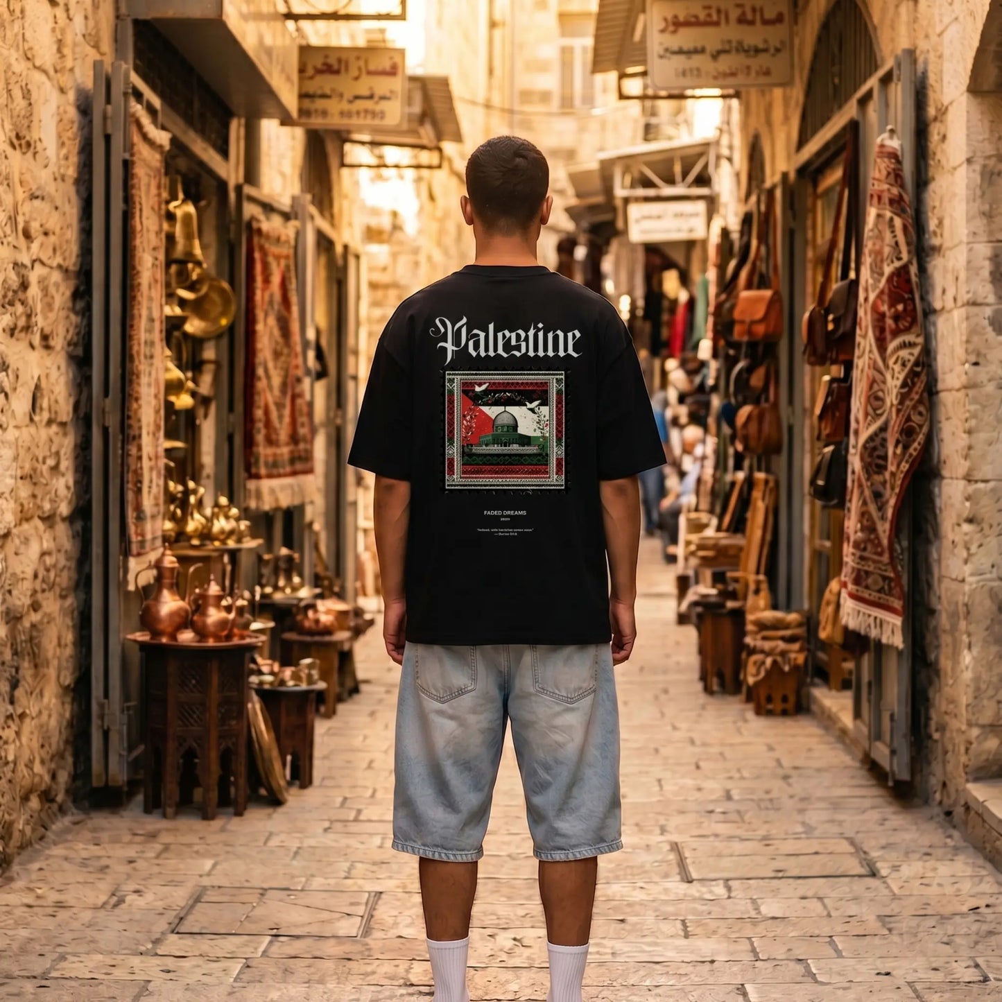 PALESTINE 3 - Oversize Shirt Backprint Printegy