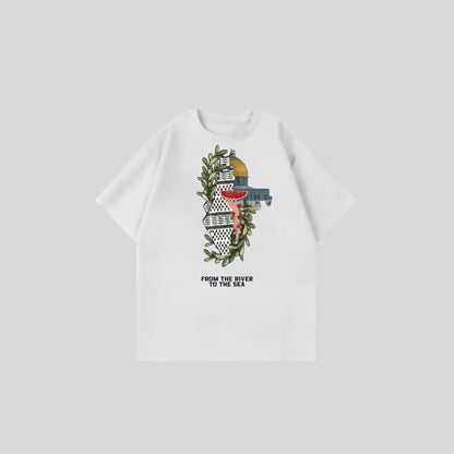 RIVER TO THE SEA - Oversize Shirt Printegy