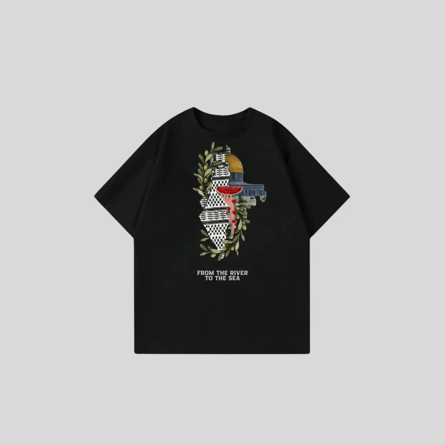RIVER TO THE SEA - Oversize Shirt Printegy