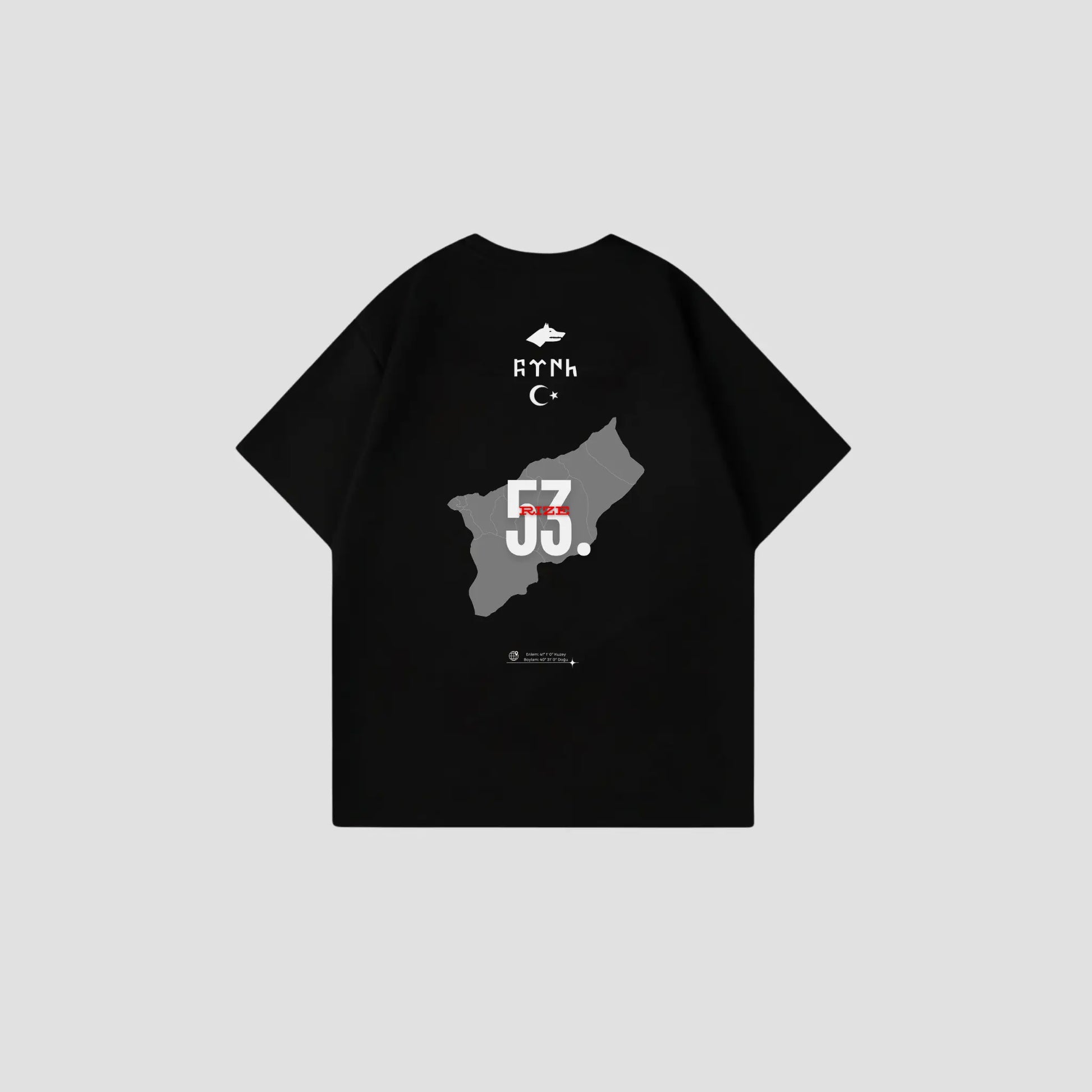 RIZE 53 - Oversize Shirt Backprint Printegy