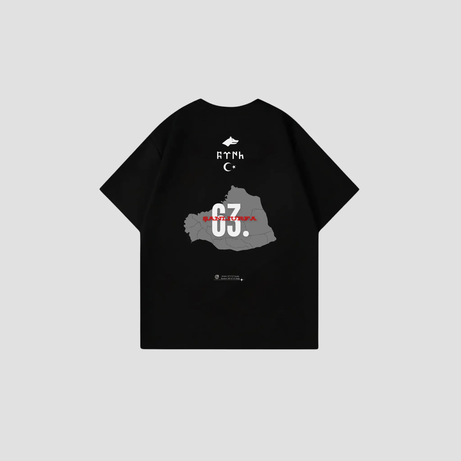 SANLIURFA 63 - Oversize Shirt Backprint Printegy