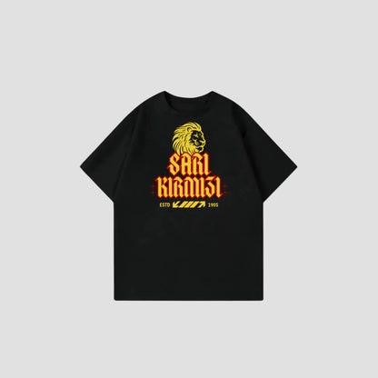 SARI KIRMIZI - Oversize Shirt Printegy