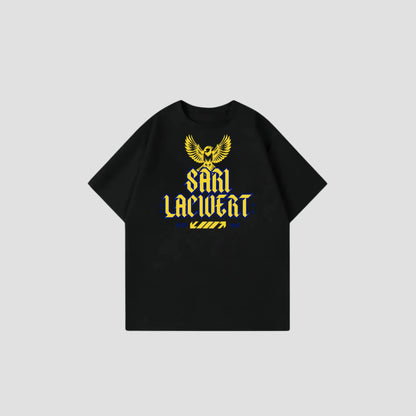 SARI LACIVERT - Oversize Shirt Printegy