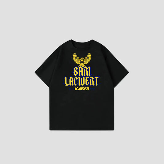 SARI LACIVERT - Oversize Shirt Printegy