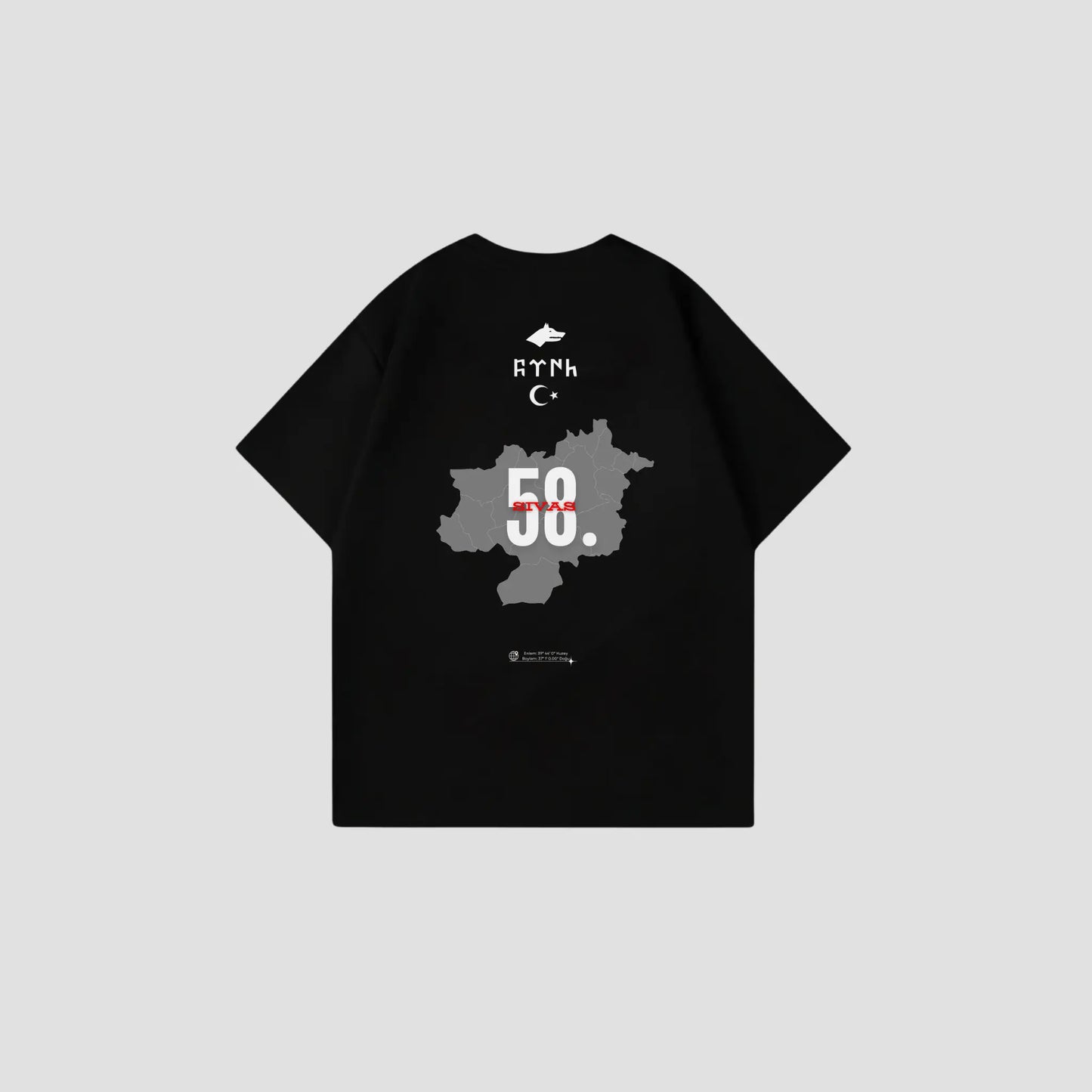 SIVAS 58 - Oversize Shirt Backprint Printegy