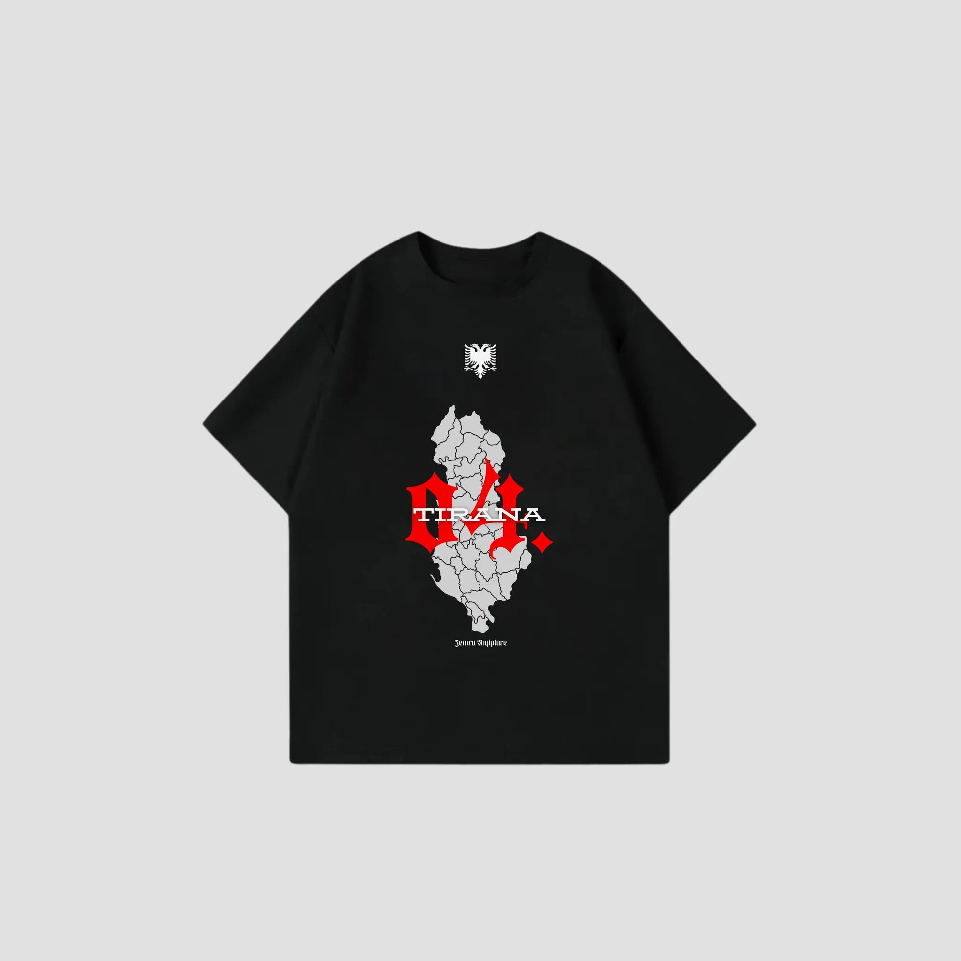 TIRANA 04 - Oversize Shirt Frontprint Printegy