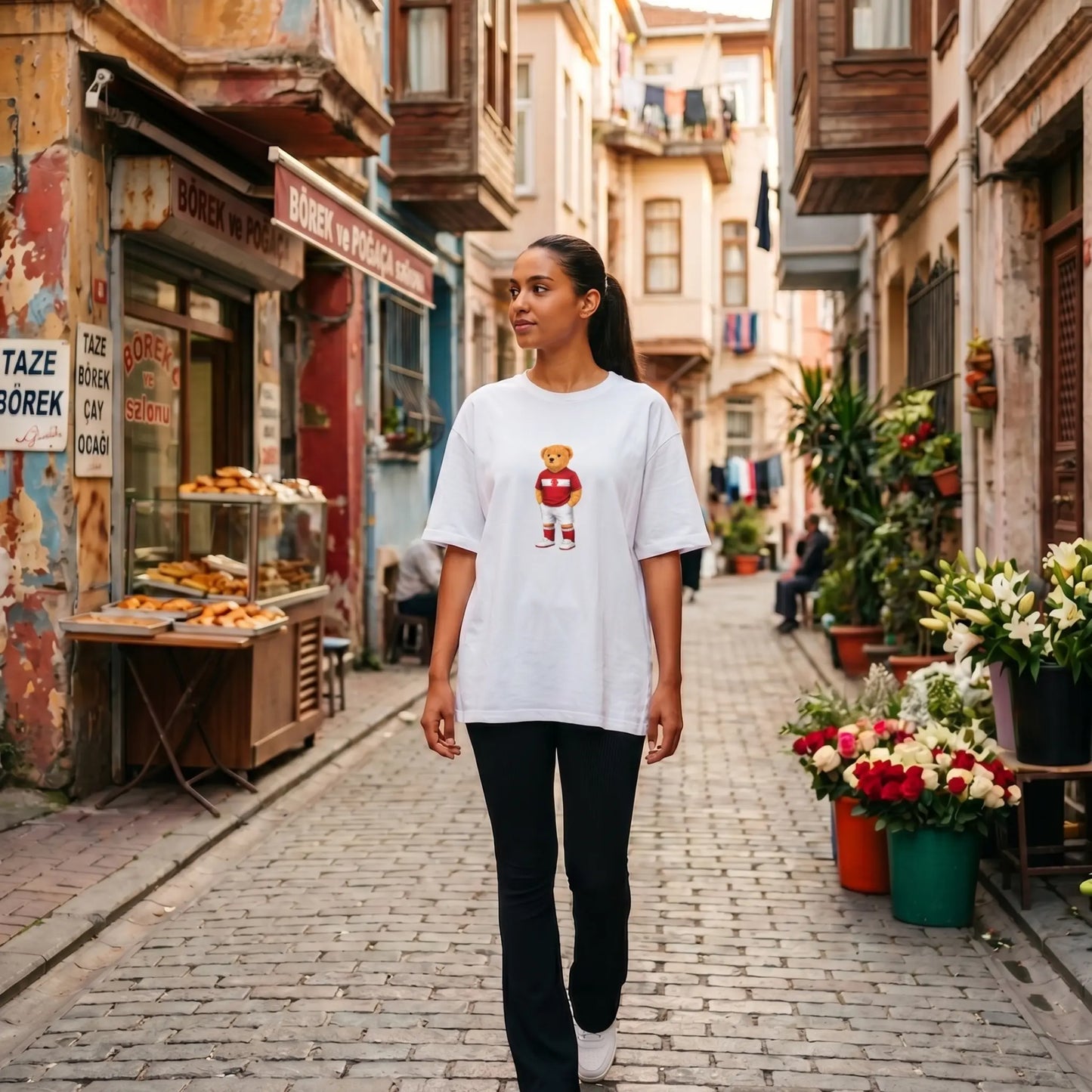 TÜRKIYE BÄR - Oversize Shirt Printegy