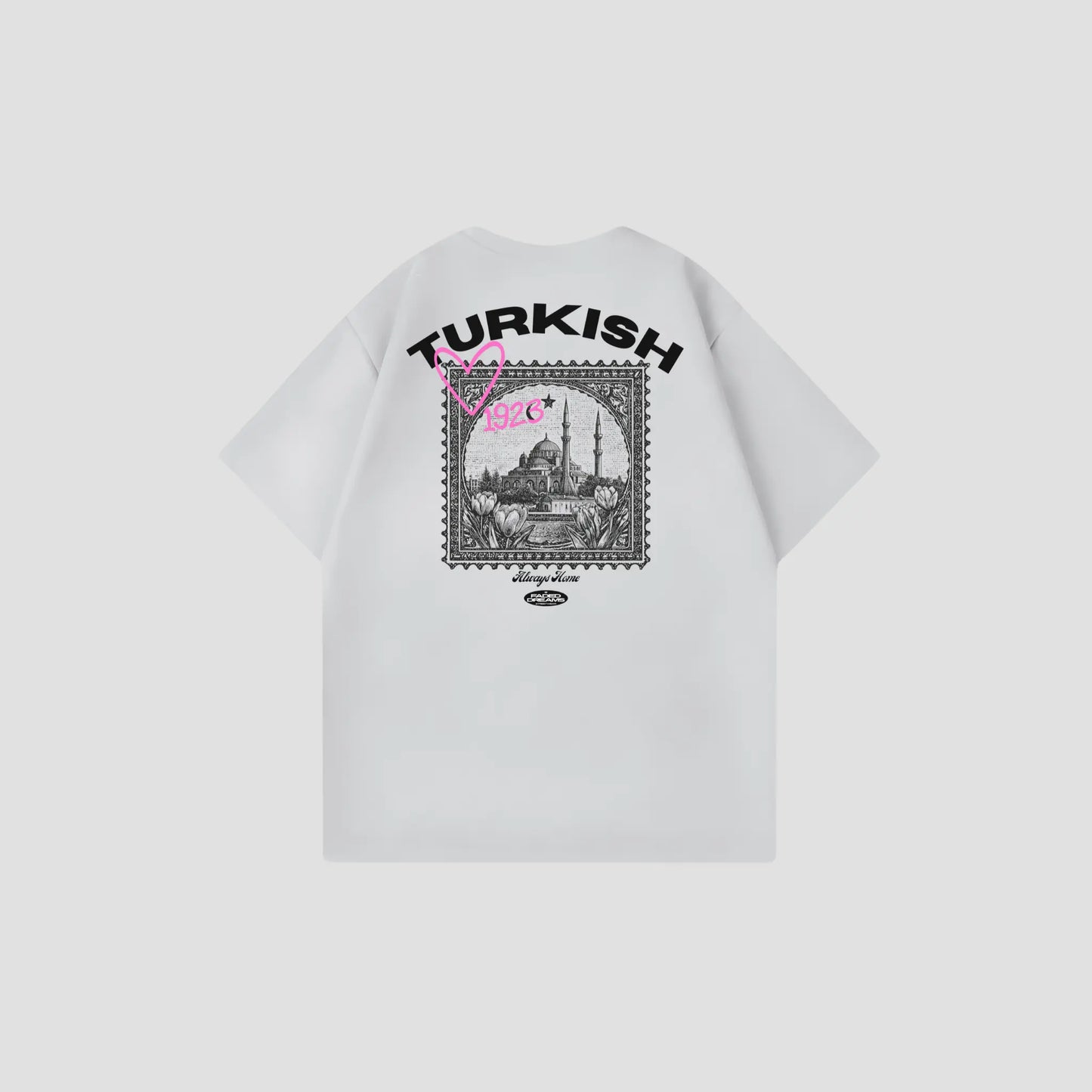 ALWAYS HOME - Oversized Shirt Backprint Printegy