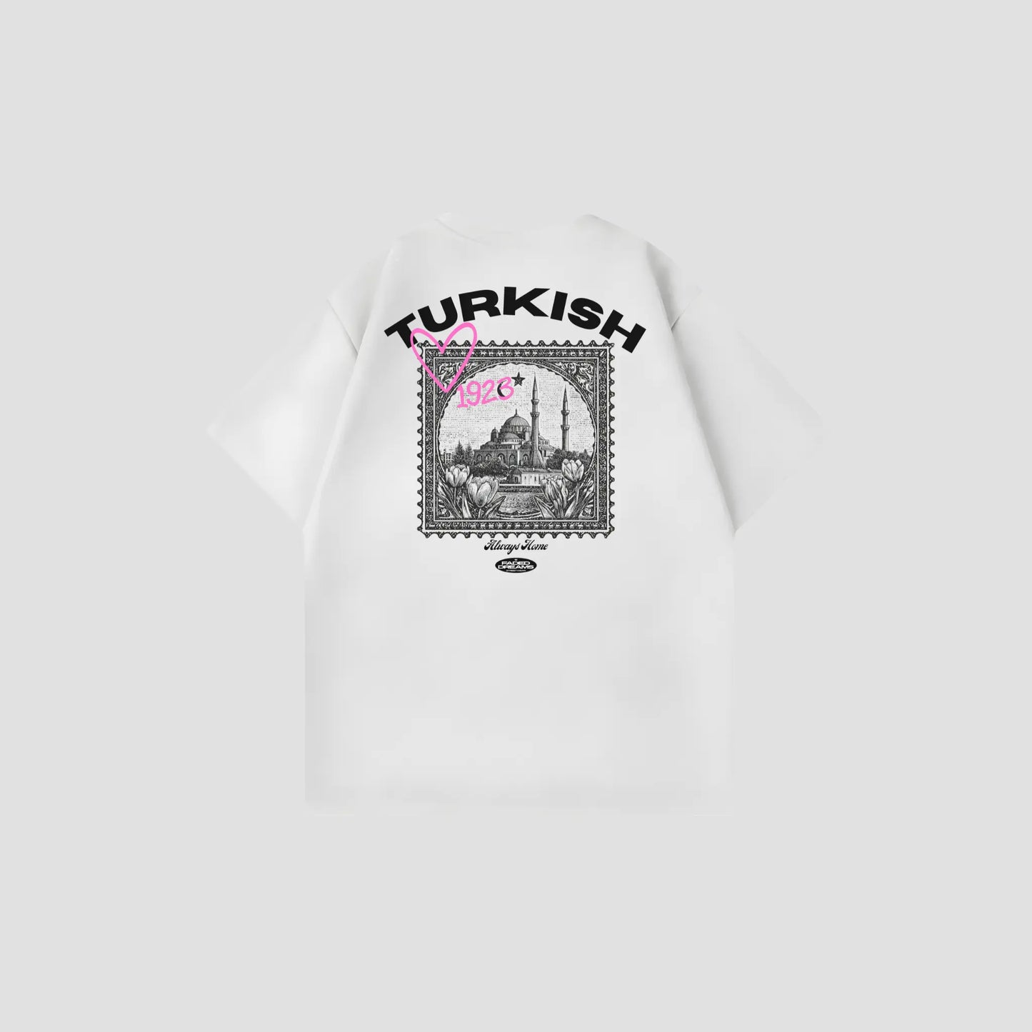 ALWAYS HOME - Oversized Shirt Backprint Printegy