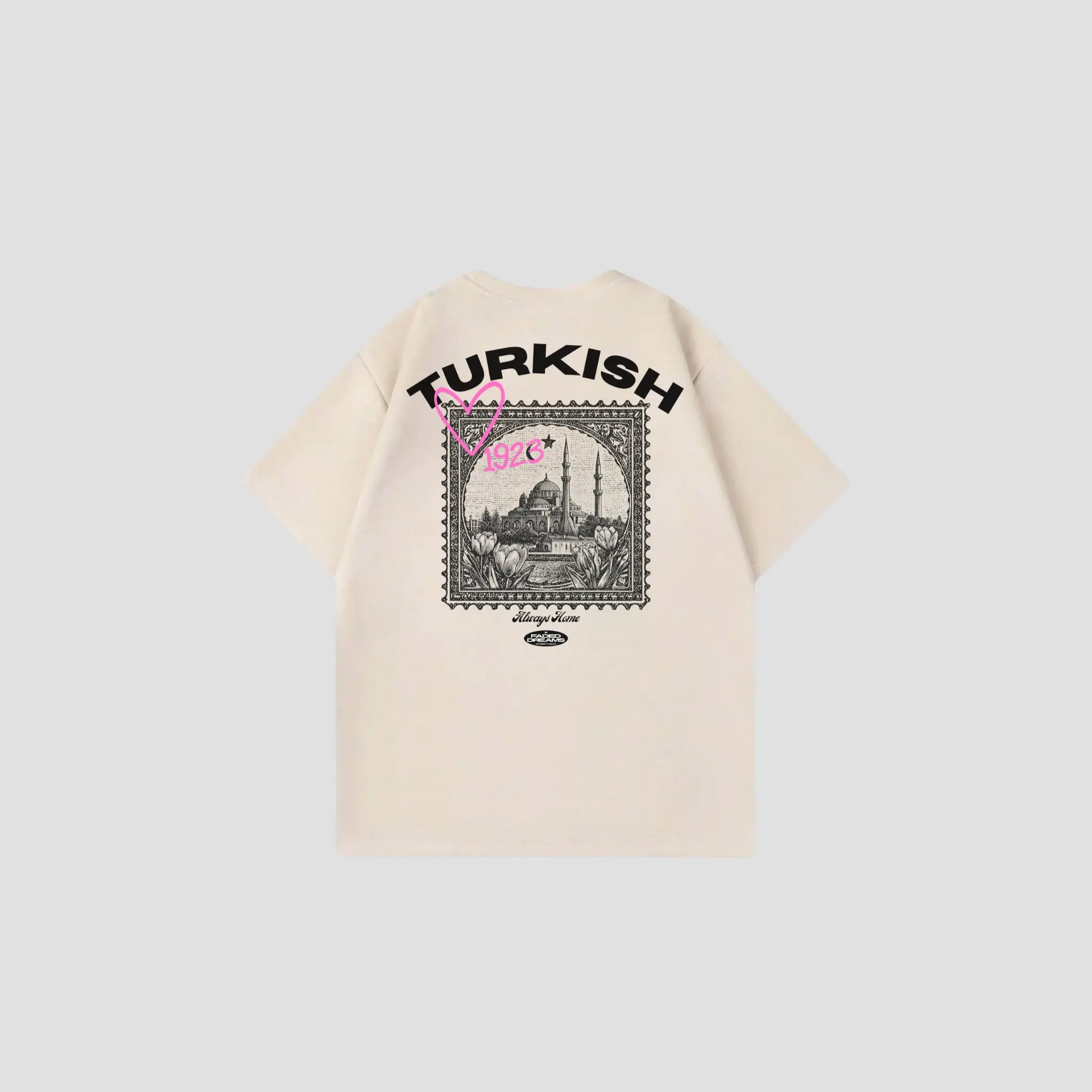 ALWAYS HOME - Oversized Shirt Backprint Printegy